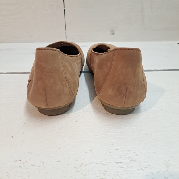 Born Casual Slip-On Flats Tan Leather With Plaid Lining Women's Shoe Size 6.5 - Picture 5 of 10